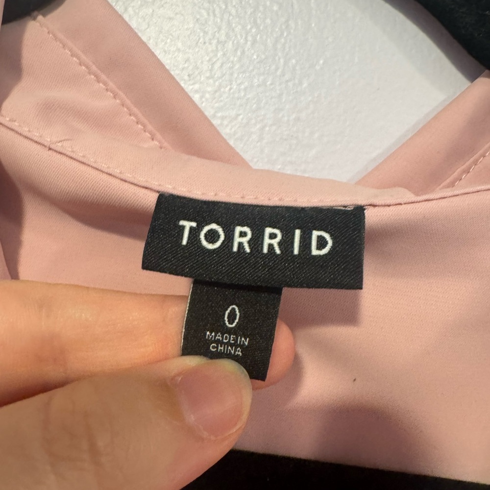 Light pink button Torrid‎ button down - image 2